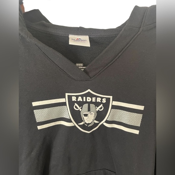Majestic Raiders pullover jacket size medium - Picture 2 of 7